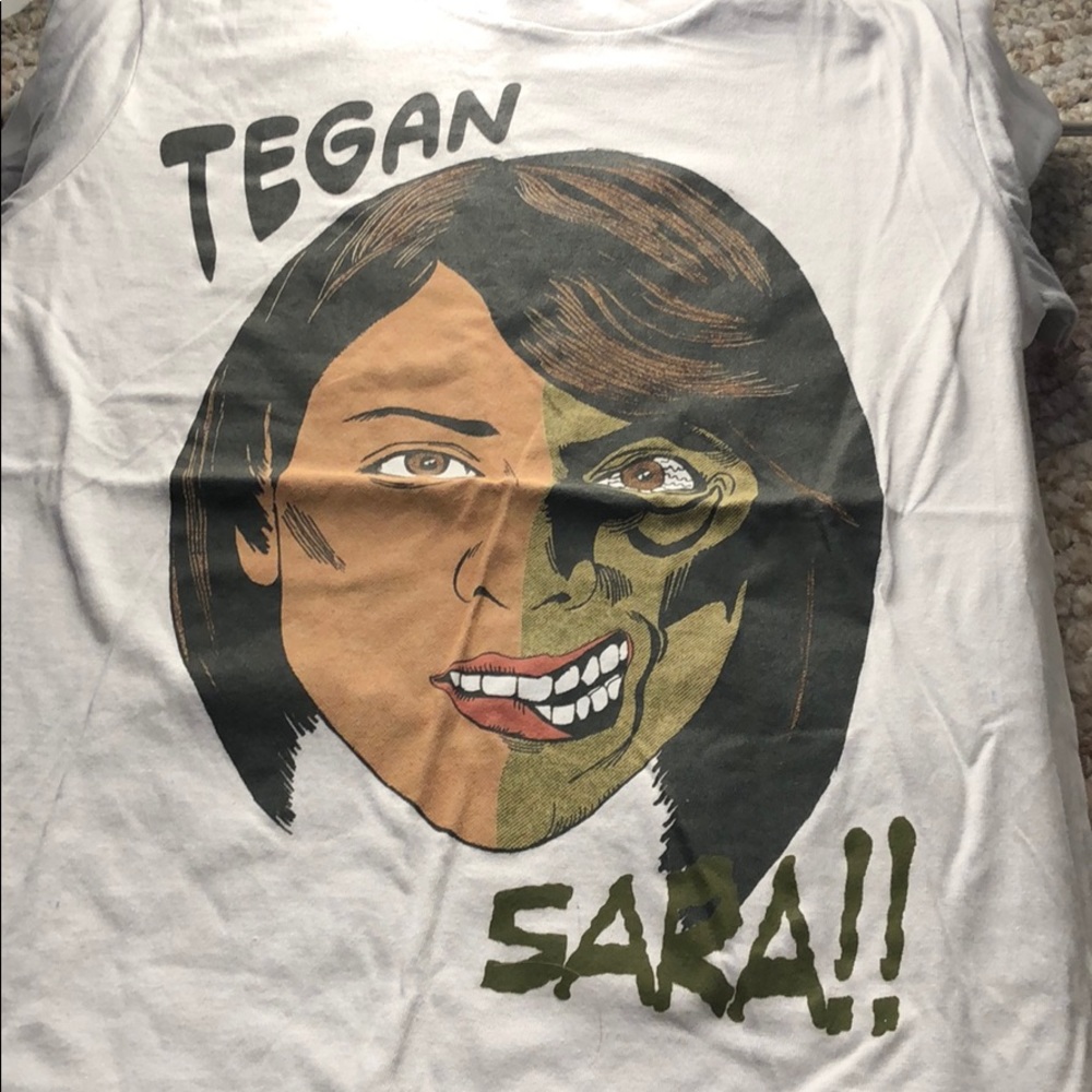 Tegan and Sara two-faced t-shirt